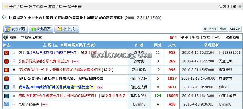 长江论坛 → 家住江城 → 政协论坛.jpg