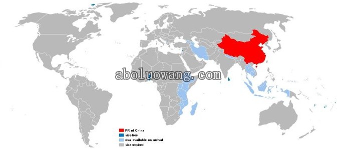 中国大陆居民免签的国家(深蓝).jpg